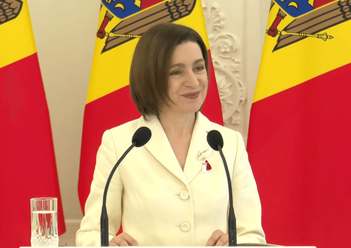 Maia Sandu i-a conferit omologului său lituanian „Ordinul Republicii”. Discursul președintelui