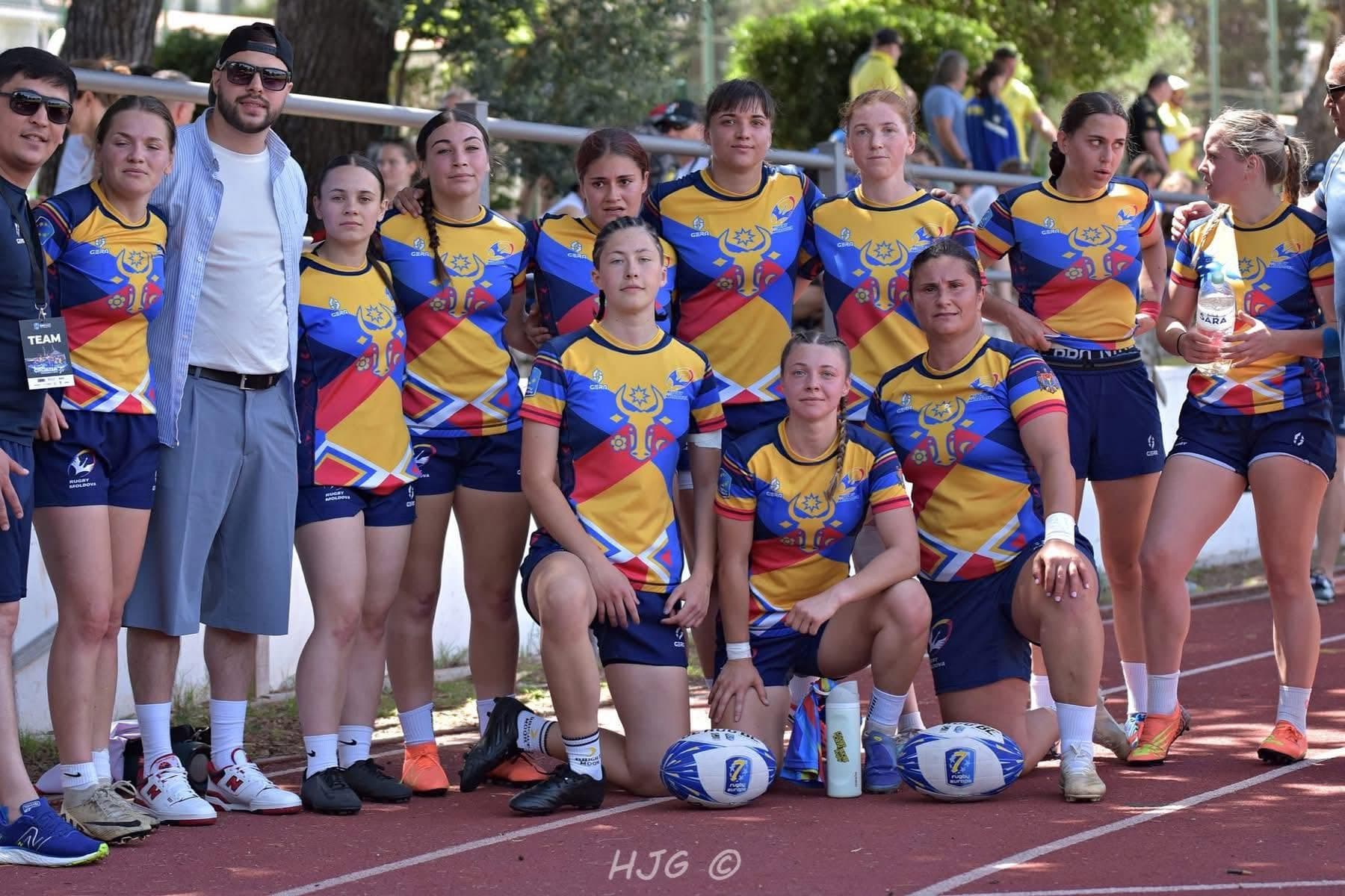 Naționala feminină de rugby 7 a Republicii Moldova, în semifinalele Campionatului European