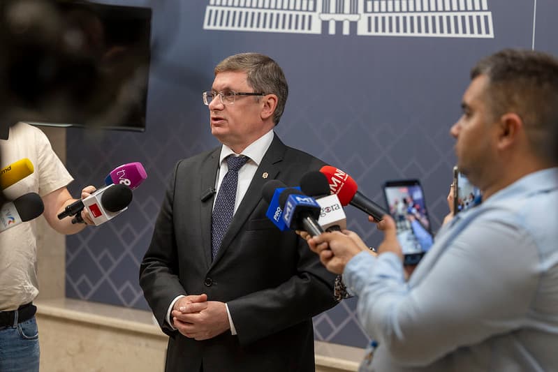 Președintele Parlamentului Igor Grosu: Munițiile de la Cobasna au fost folosite de Rusia drept argument pentru menținerea trupelor în regiune