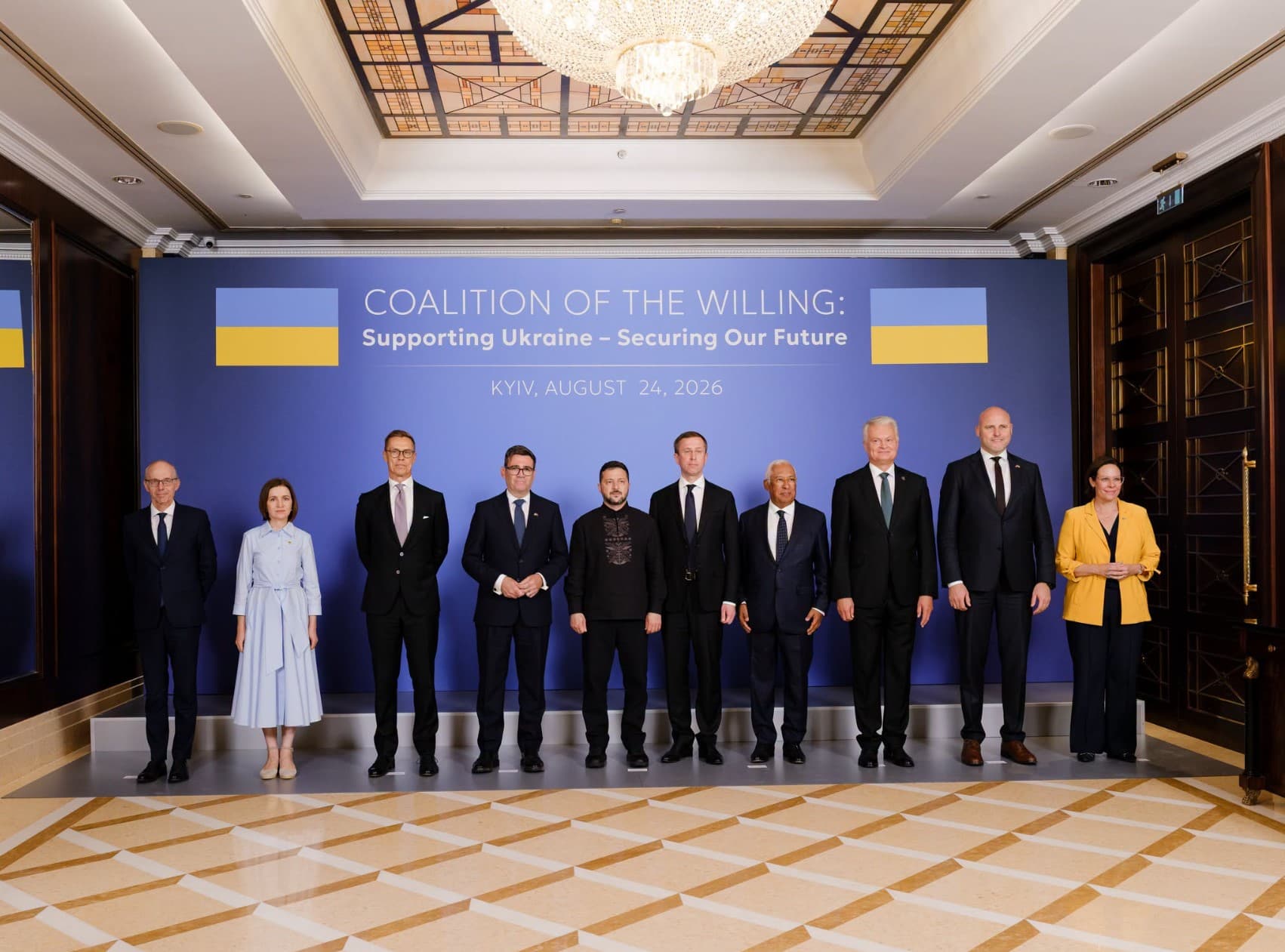 Maia Sandu, la reuniunea liderilor Coaliției de Voință: Este greu de imaginat o Moldovă liberă fără o Ucraină liberă