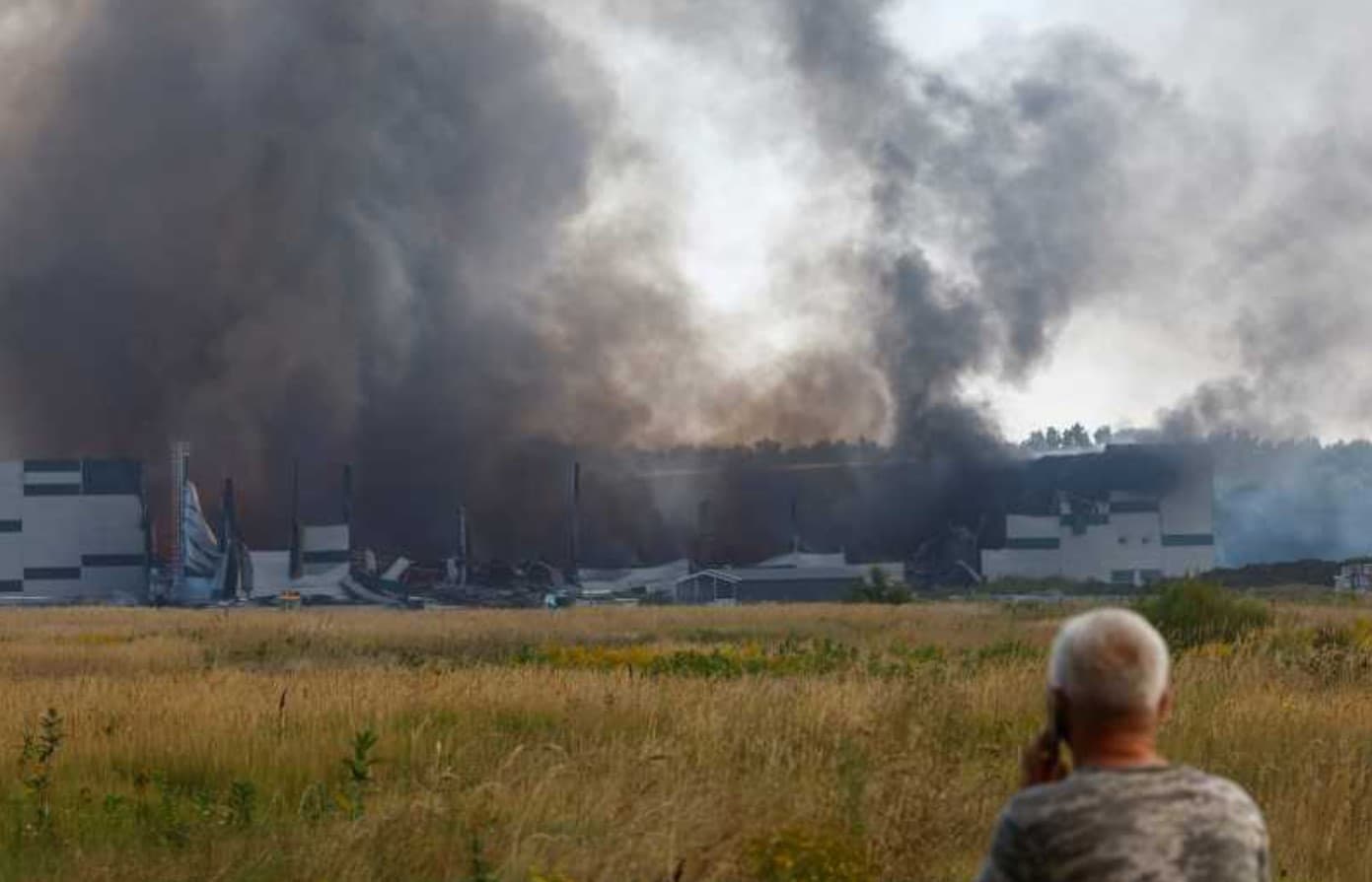 Ucraina // Forțele ruse au efectuat un atac cu drone în plină zi, la periferia Kievului