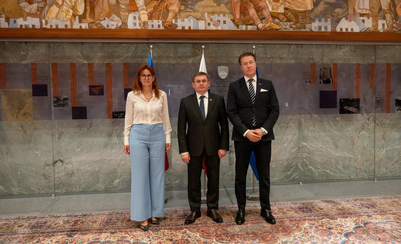 Igor Grosu a discutat cu președintele Sloveniei despre deschiderea clusterelor de aderare la UE