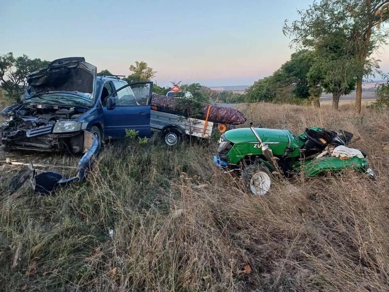 FOTO // Accident grav în raionul Rîșcani. Un bărbat a decedat, iar soția sa a ajuns la spital