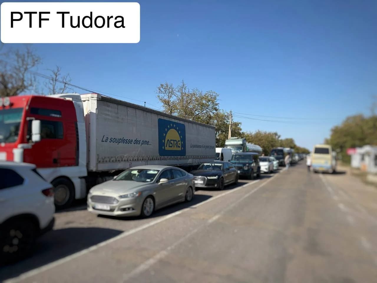 UPDATE // Traficul la PTF Tudora a fost fluidizat. Circulația se desfășoară în condiții normale
