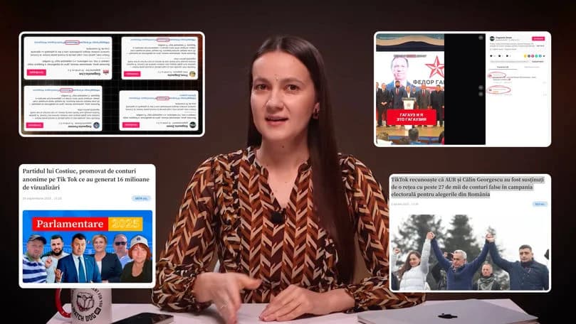 VIDEO // Fiodor Găgăuz și-a făcut TikTok. Watchdog a identificat 20 de conturi suspecte
