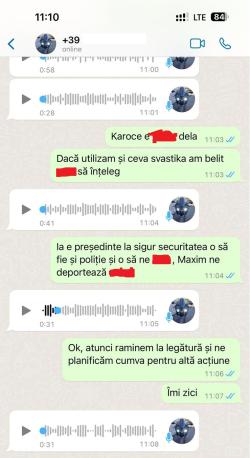 AUDIO +18 // Membrii grupării „ȘOR” pun la cale proteste împotriva Maiei Sandu în Italia